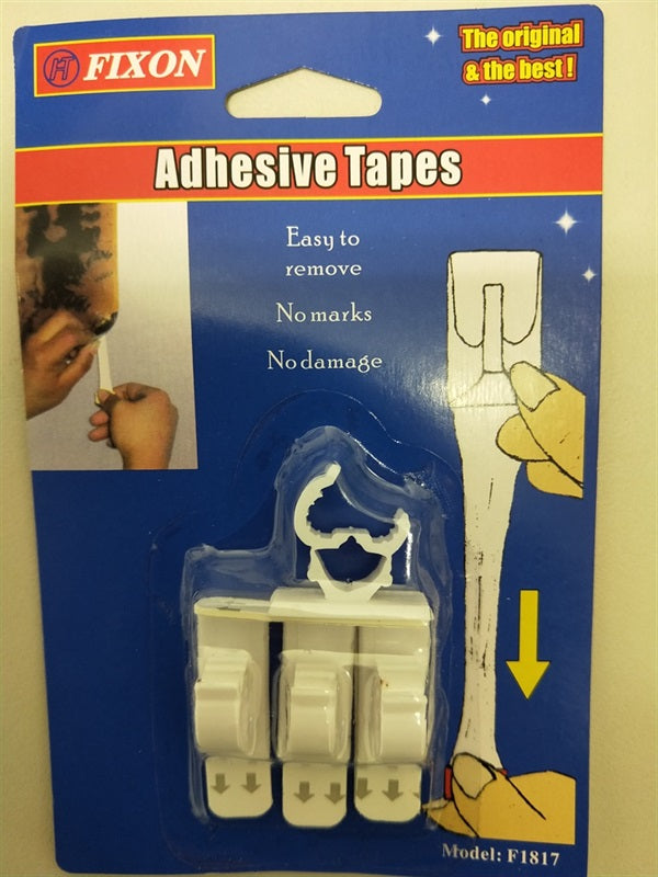 Removable Clip-on Small Adhesive Tapes Pk/6