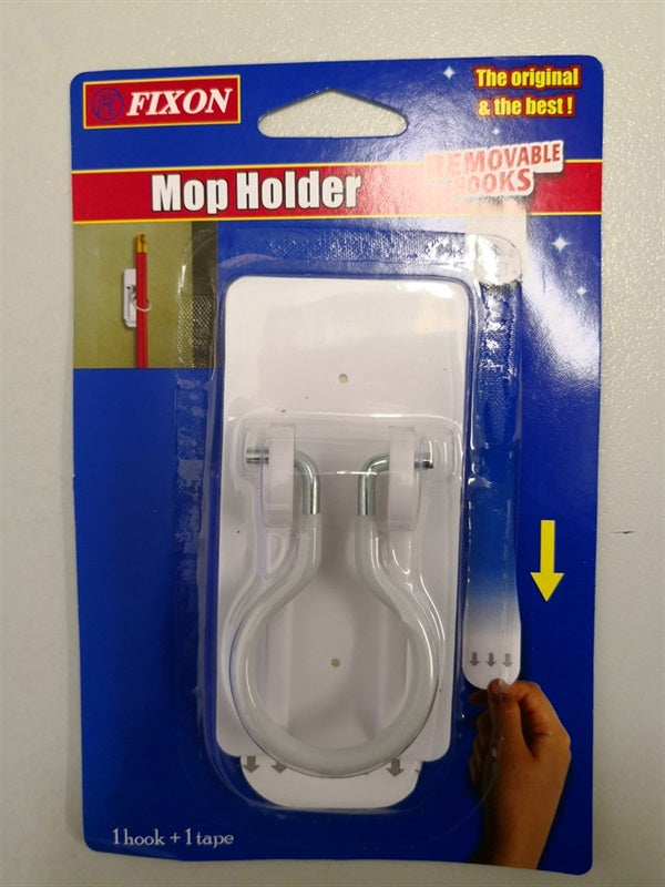 Mop Holder Removable Hooks
