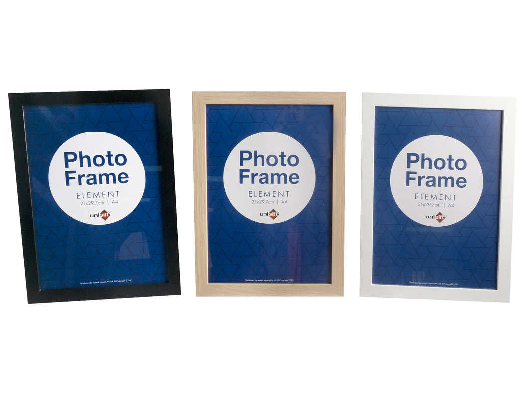 A4 or A3 ELEMENT FRAME Assorted Colours
