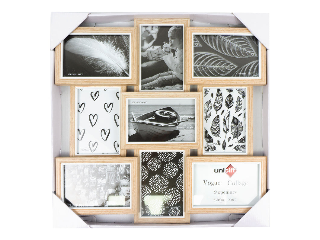 VOGUE COLLAGE Natural Frame 10X15CM