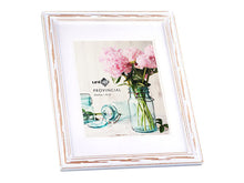 Load image into Gallery viewer, DISTRESS White Frame Rustic Antique Look (Various Sizes)
