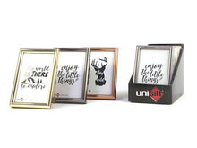 Load image into Gallery viewer, METALLICS Gold Silver or Bronze FRAME
