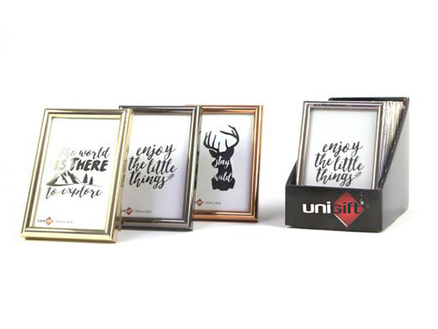 METALLICS Gold Silver or Bronze FRAME