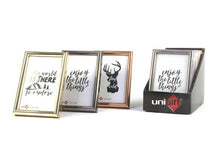 Load image into Gallery viewer, METALLICS Gold Silver or Bronze FRAME

