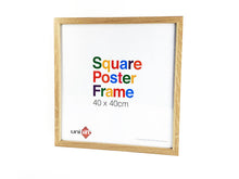 Load image into Gallery viewer, SQUARE OR RECTANGLE POSTER FRAME BLACK / WHITE/ NATURAL (Various Sizes)
