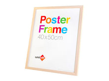 Load image into Gallery viewer, SQUARE OR RECTANGLE POSTER FRAME BLACK / WHITE/ NATURAL (Various Sizes)

