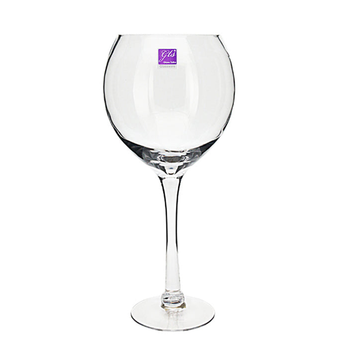 Glass Wine Vase Clear with Stand 40cm