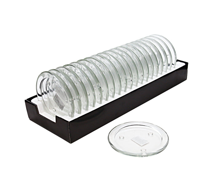 Glass Pillar Holder D10.8cm Round - Clear