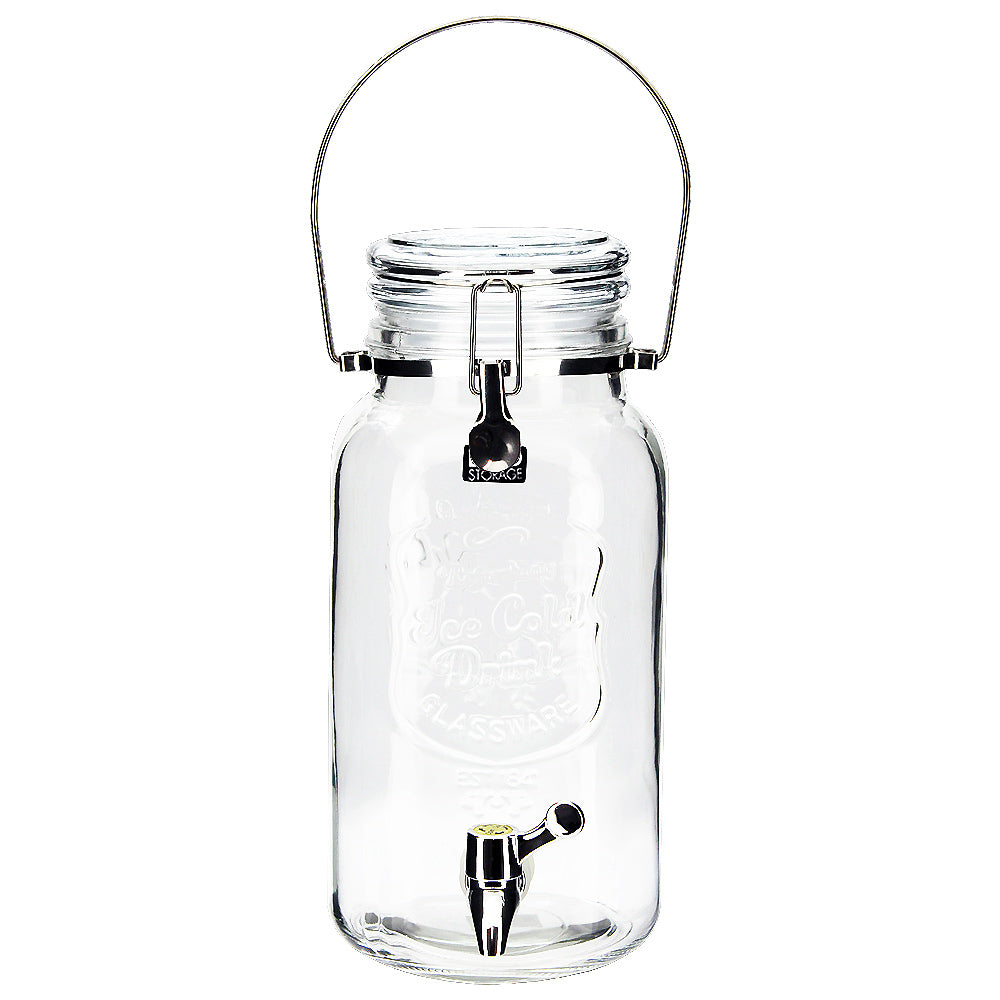 Glass Dispenser with Clip 4L