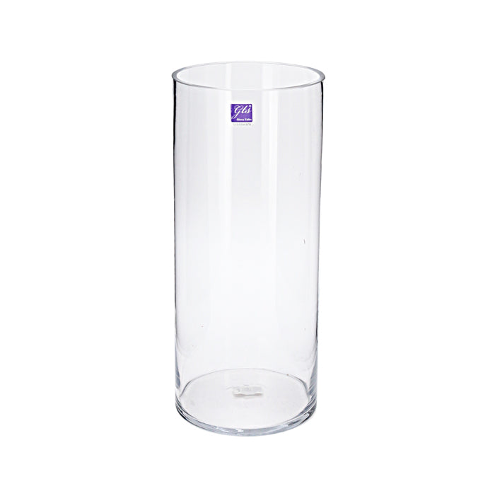 Glass Cylinder Vase 15x35cm
