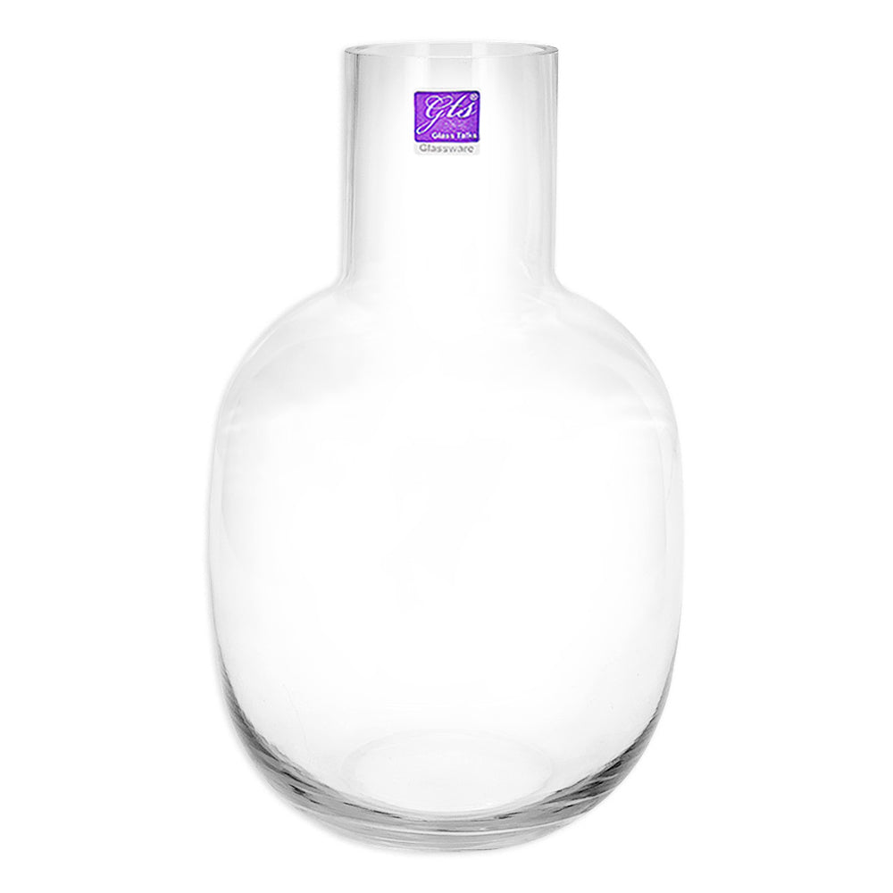 Glass Vase Narrow Neck 18x31cm