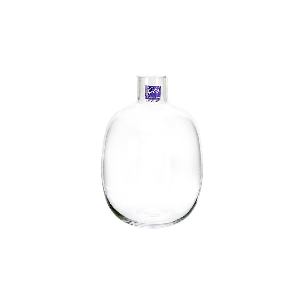 Glass Vase with Small Opening 14.5x19.5cm