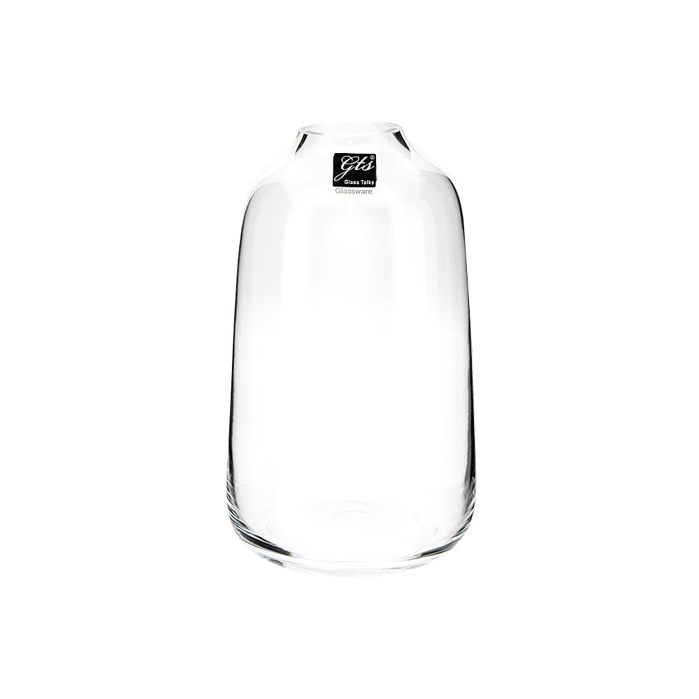 Glass Hamia Vase Clear 12x20cm