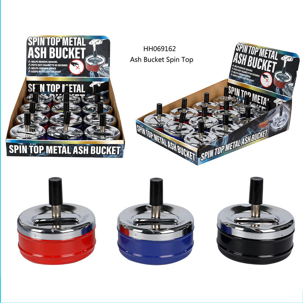 Ash Bucket Spin Top Metal