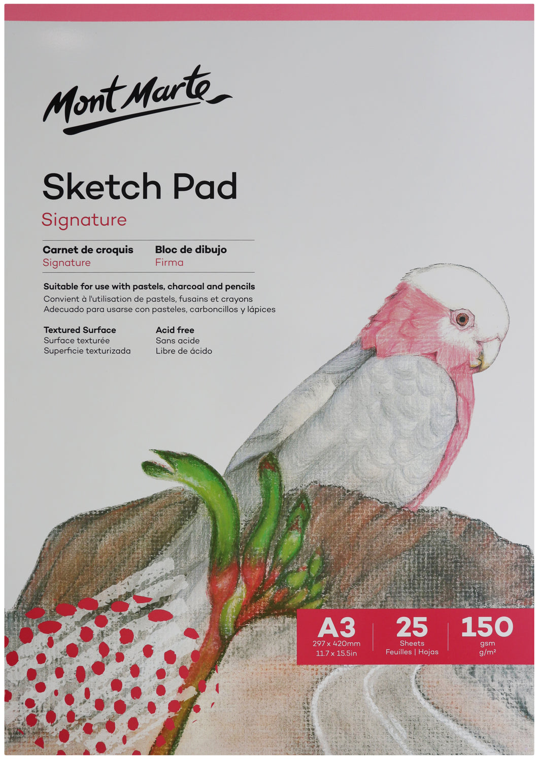 Monte Marte Sketch Pad 150gsm 25 sheet A3