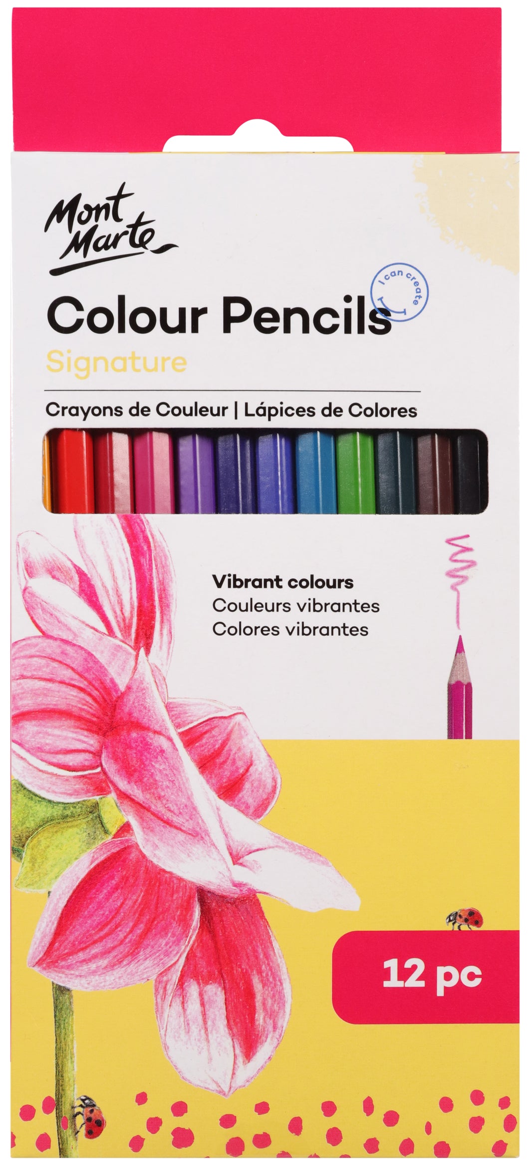 Monte Marte Colour Pencils 12pc
