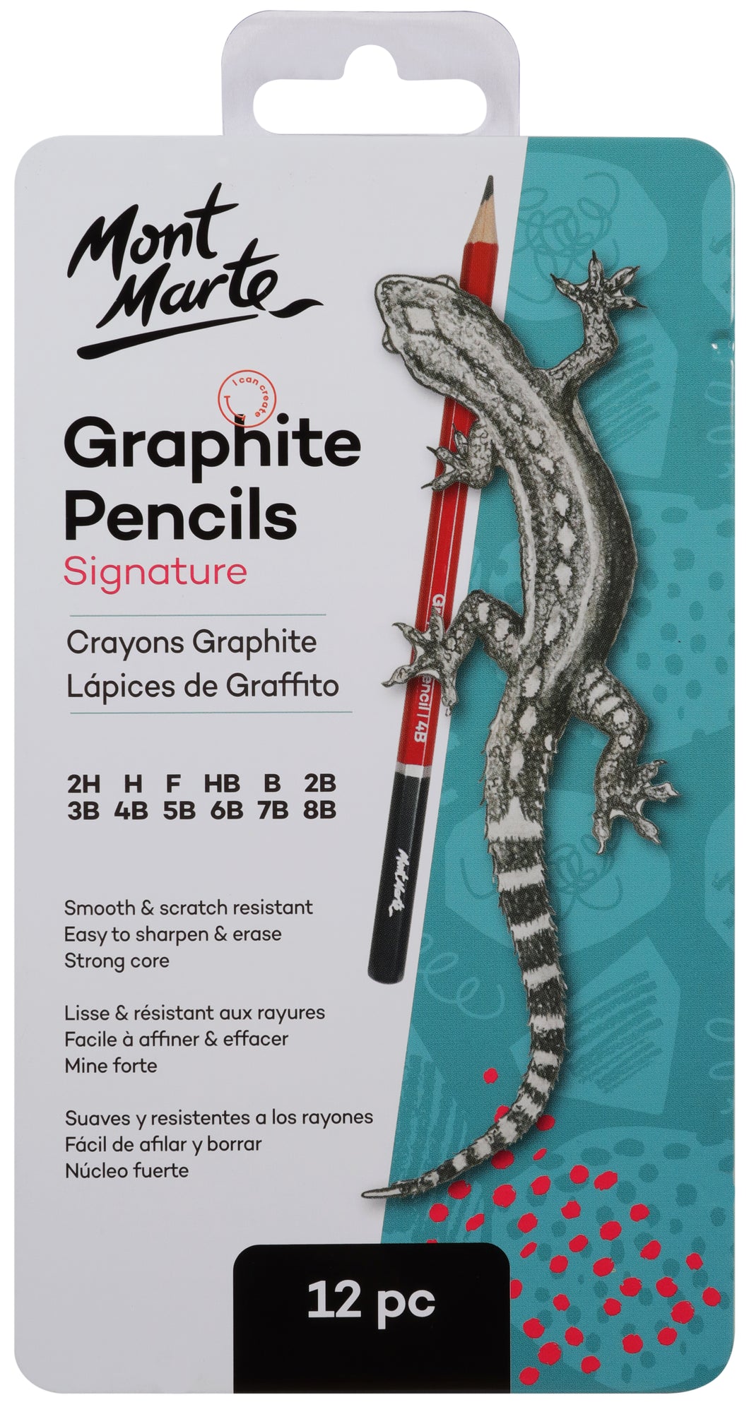 Monte Marte Graphite Pencils 12pc