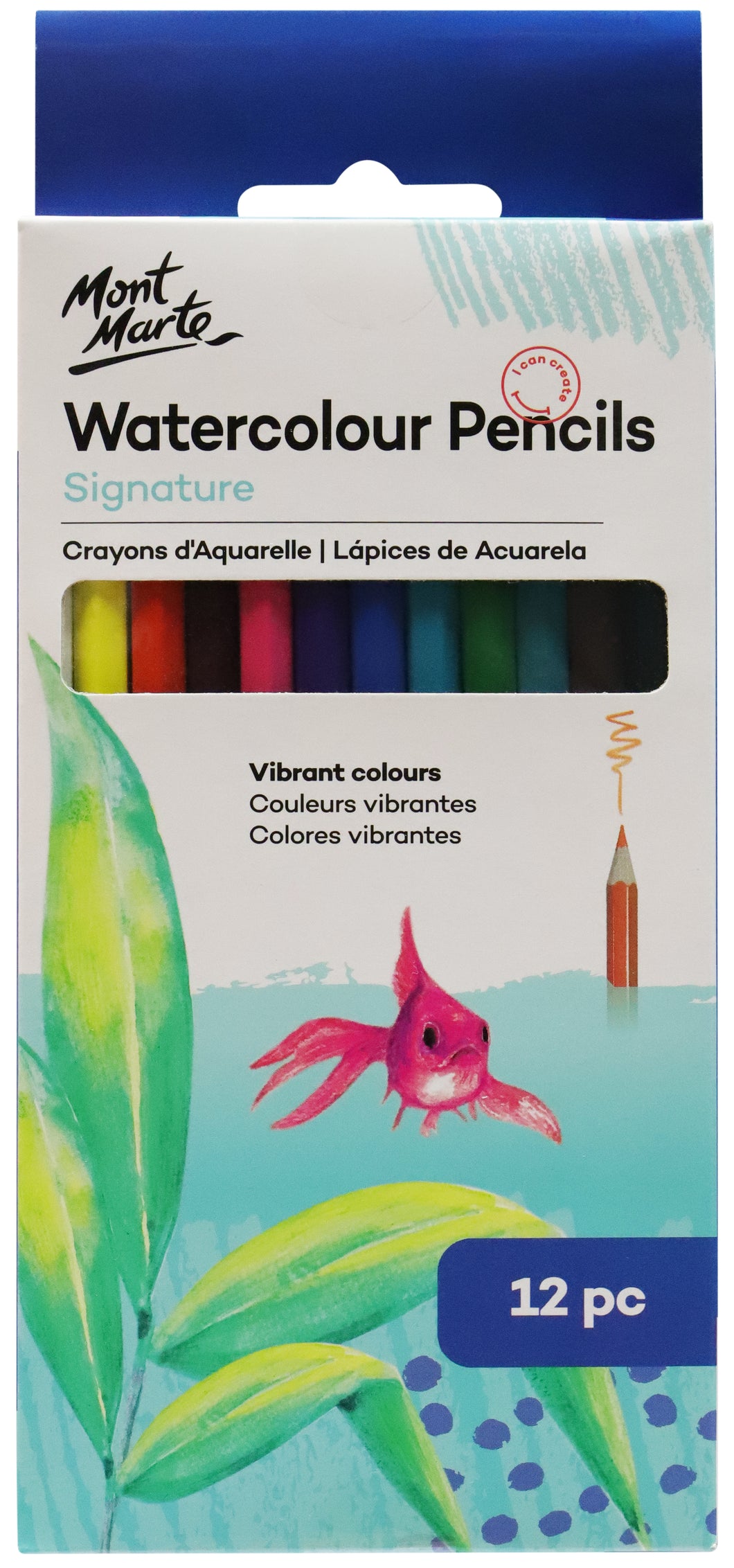 Monte Marte Watercolour Pencils 12pc