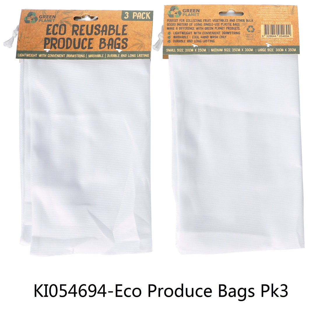 Eco Produce Bags Pk3