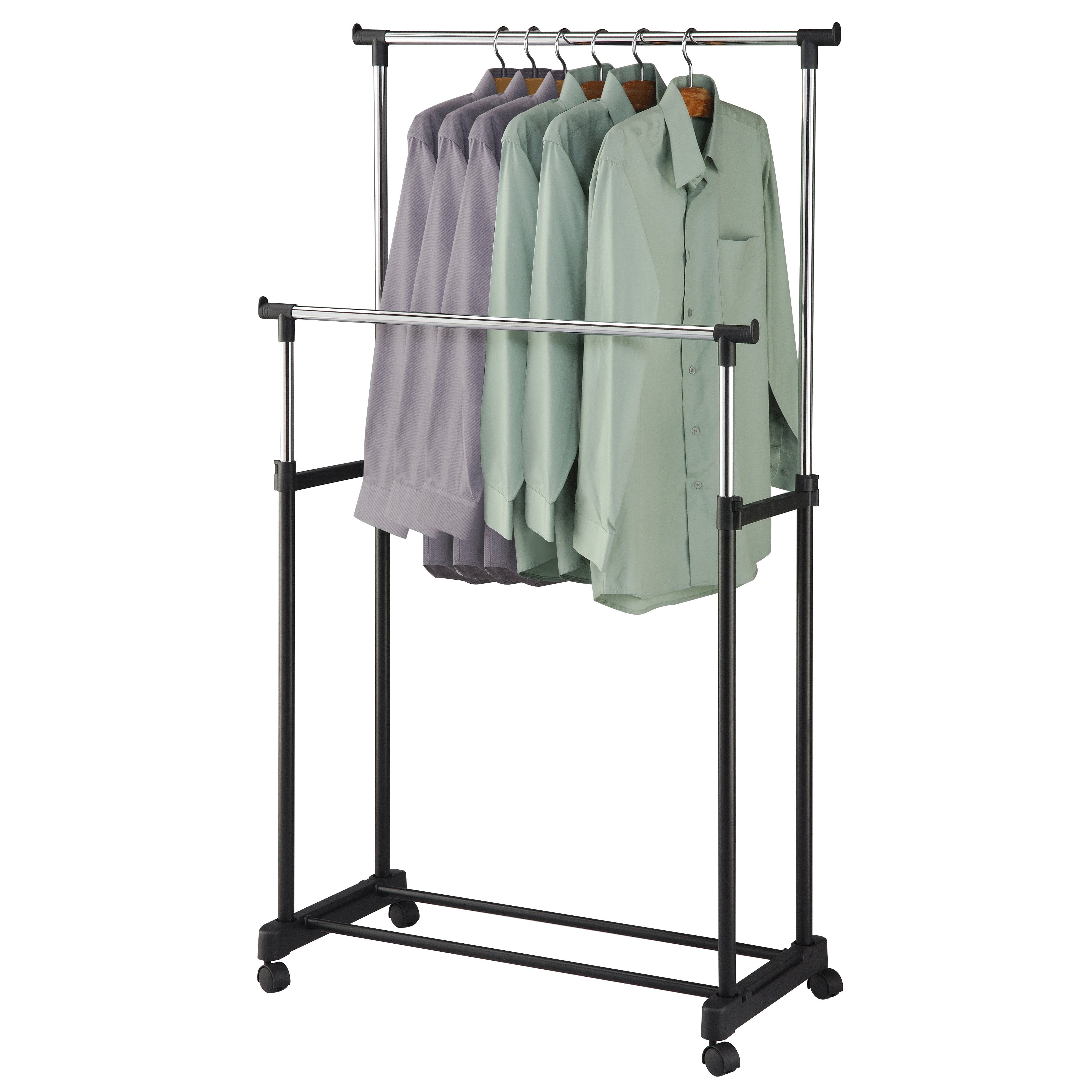 Garment Rack Garment Rack 2 Levels 84x43x168 | Hot Dollar Newtown | One Stop Variety ...