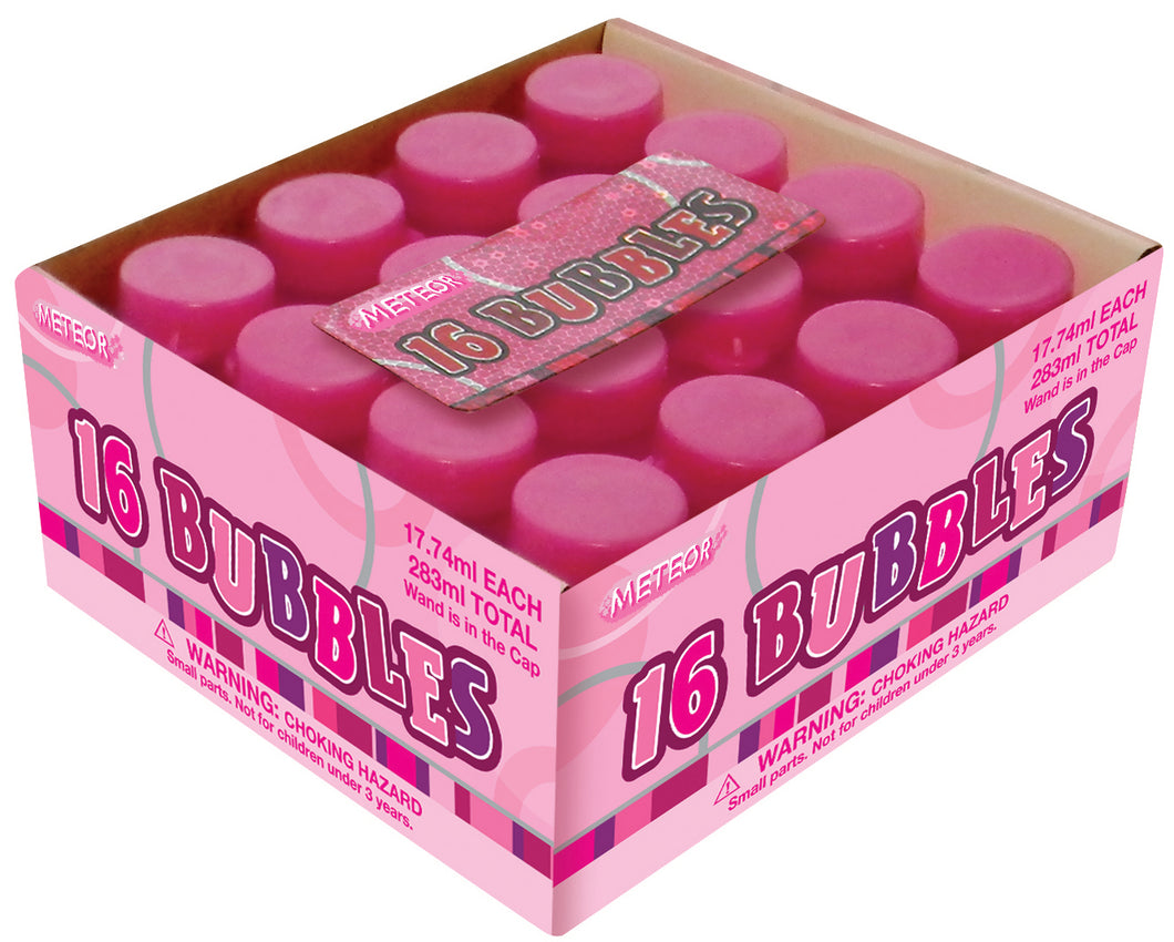 GLITZ 16 PARTY BUBBLES - PINK