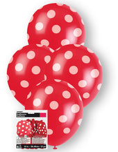 Load image into Gallery viewer, Polka Dots Balloons 6 x 12&quot; - Various Colours

