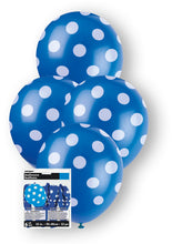Load image into Gallery viewer, Polka Dots Balloons 6 x 12&quot; - Various Colours
