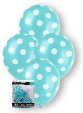 Load image into Gallery viewer, Polka Dots Balloons 6 x 12&quot; - Various Colours
