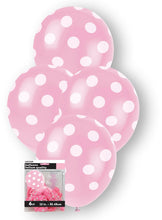 Load image into Gallery viewer, Polka Dots Balloons 6 x 12&quot; - Various Colours
