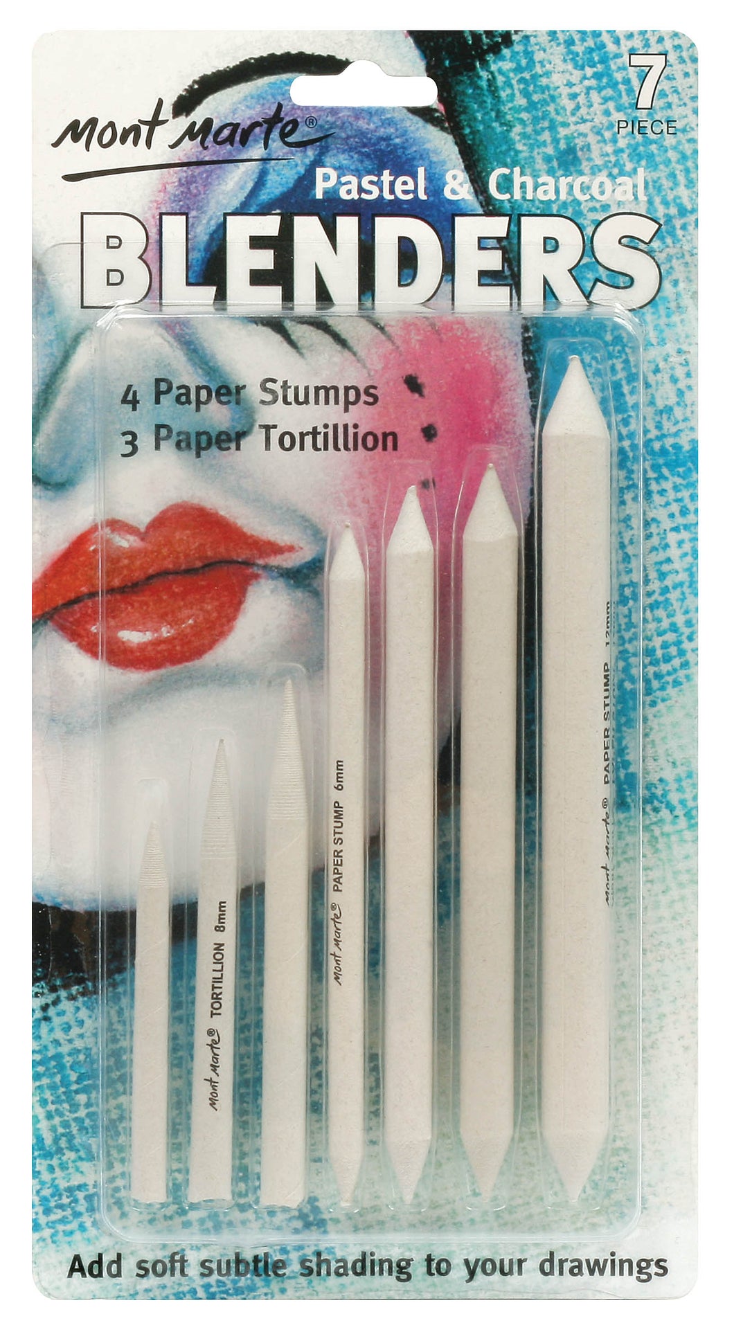 Monte Marte MM Pastel & Charcoal Blenders 7pc