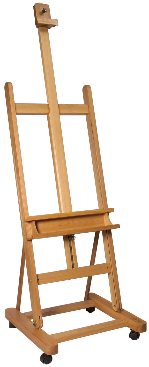 Monte Marte Large Studio Easel w/castors Beech Wood