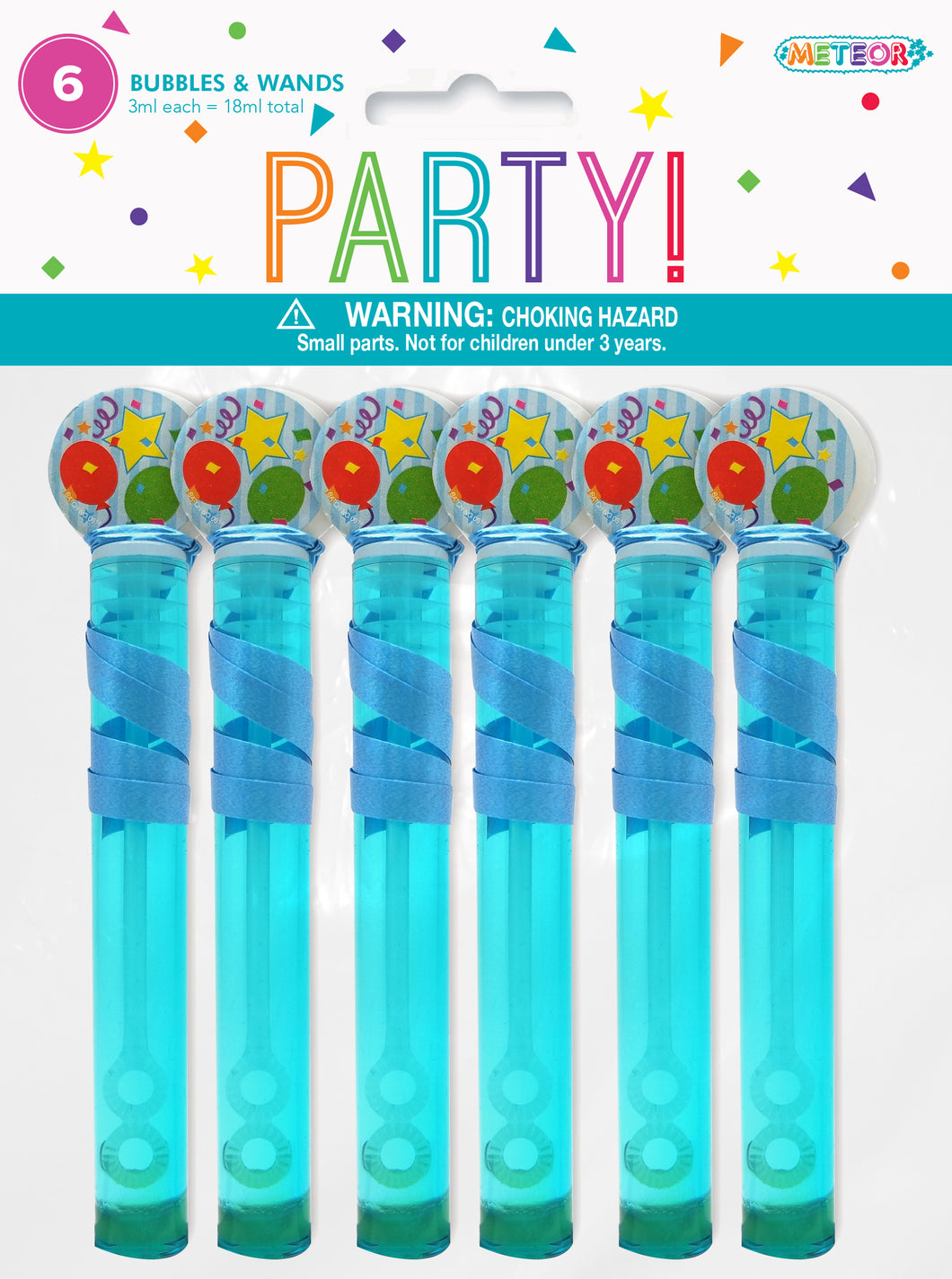 6 BUBBLES & WANDS - BLUE