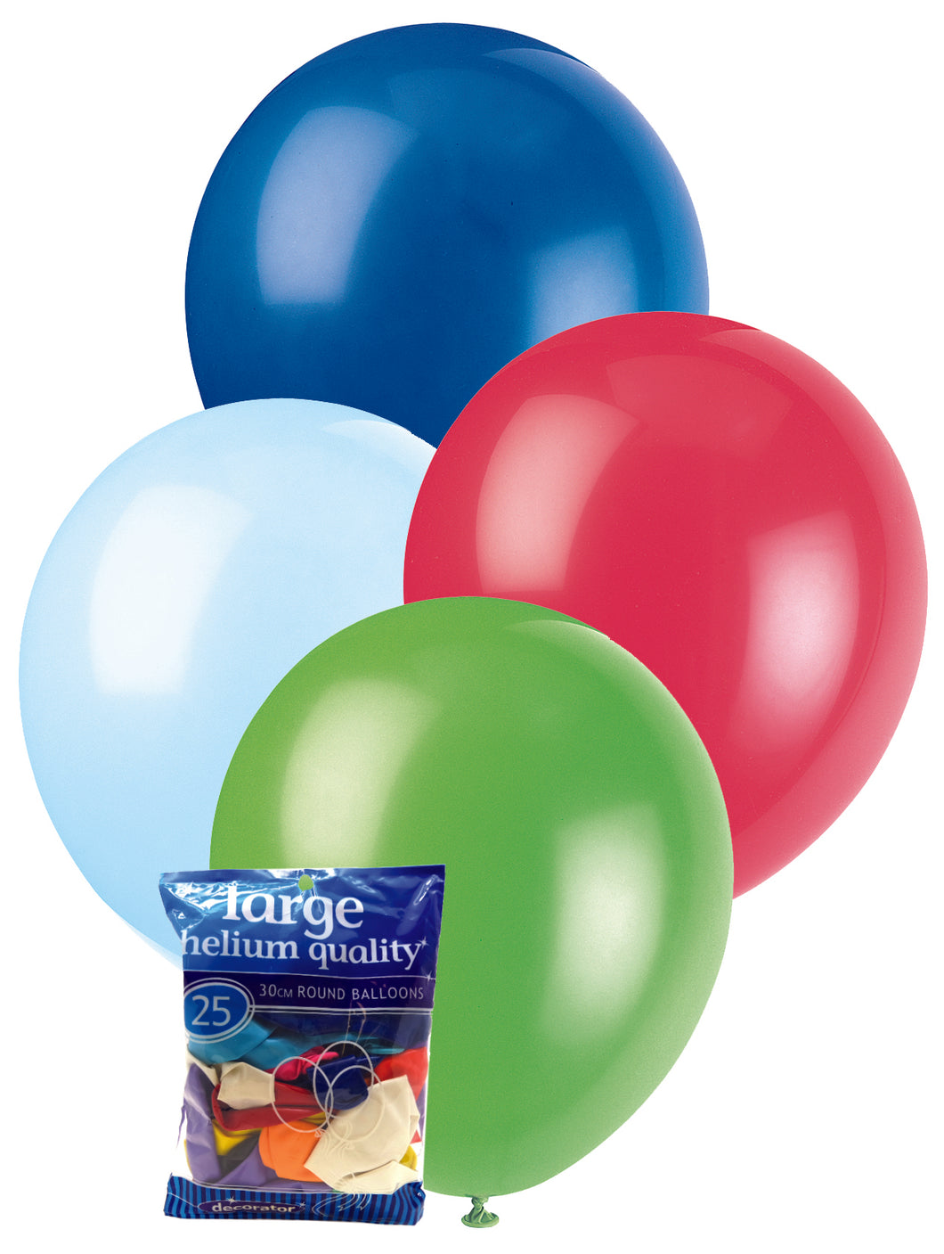 Balloons 25 x 30cm Assorted Colours - Decorations