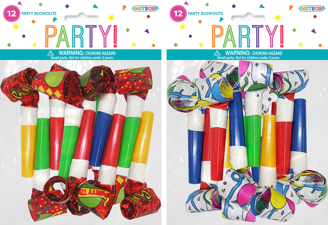 12 PARTY BLOWOUTS