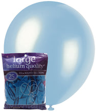 Load image into Gallery viewer, Balloons 25 X 30cm PEARLESCENT Colours (Assorted)
