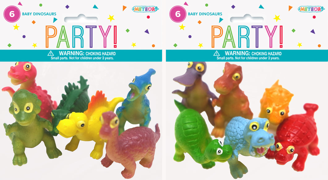 6 BABY DINOSAURS