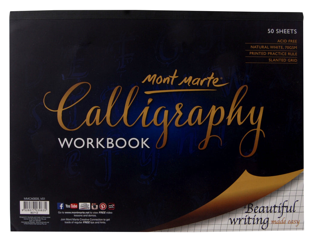 Monte Marte Calligraphy Workbook 22.9x30.5cm 50 sheet