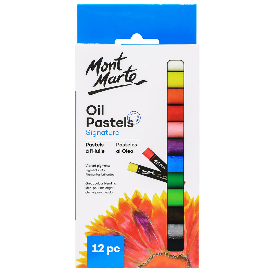 Monte Marte Oil Pastels 12pc