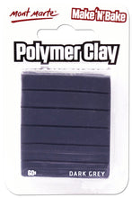 Load image into Gallery viewer, MM Make n Bake Polymer Clay 60g - Dark Grey
