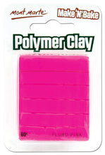 Load image into Gallery viewer, MM Make n Bake Polymer Clay 60g - Fluro Pink
