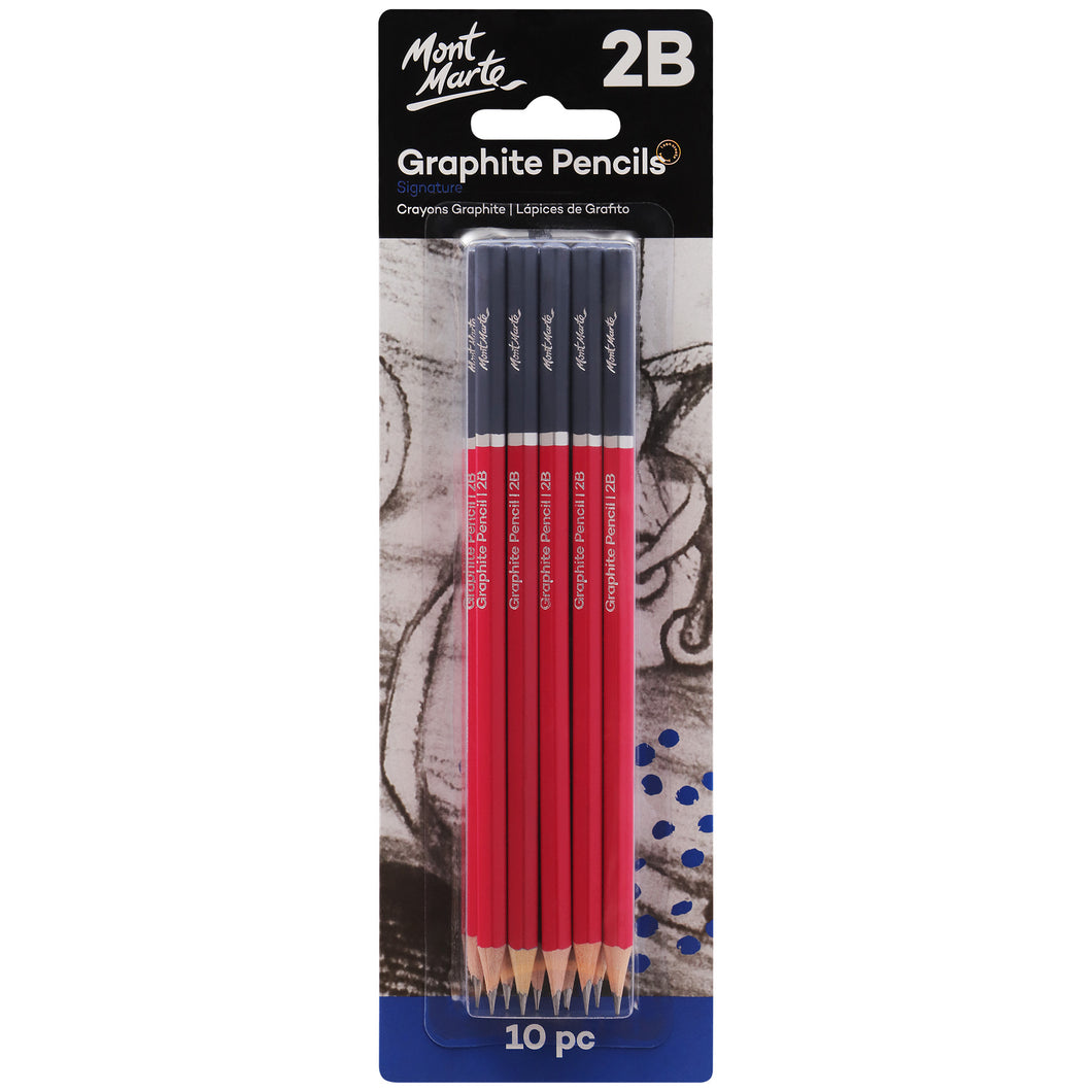 Monte Marte Graphite Pencils 2B 10pc