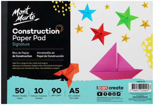 Monte Marte Construction Paper A5 50 sht