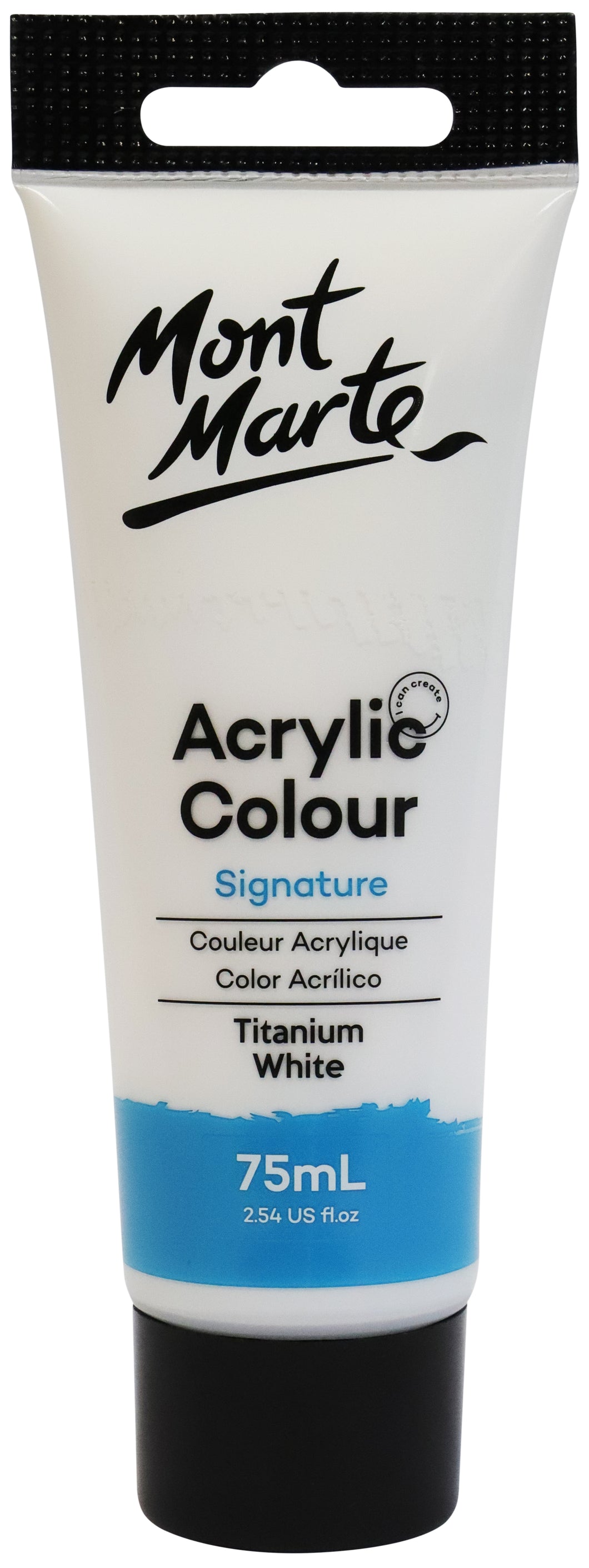 MM Acrylic Colour Paint 75ml - Titanium White