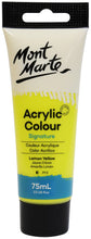 Load image into Gallery viewer, MM Acrylic Colour Paint 75ml - Lemon Yellow

