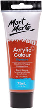 Load image into Gallery viewer, MM Acrylic Colour Paint 75ml - Burnt Sienna

