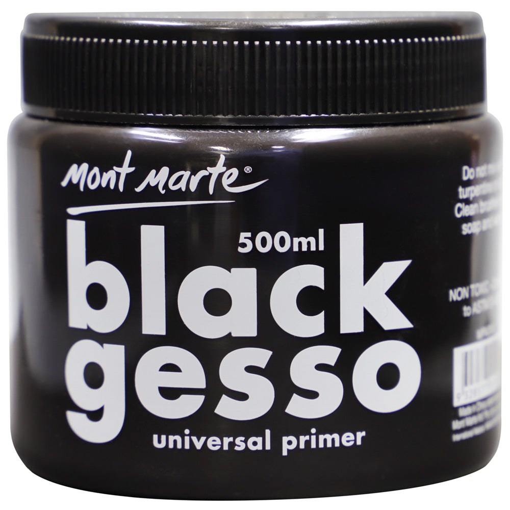 Monte Marte Black Gesso Tub 500ml