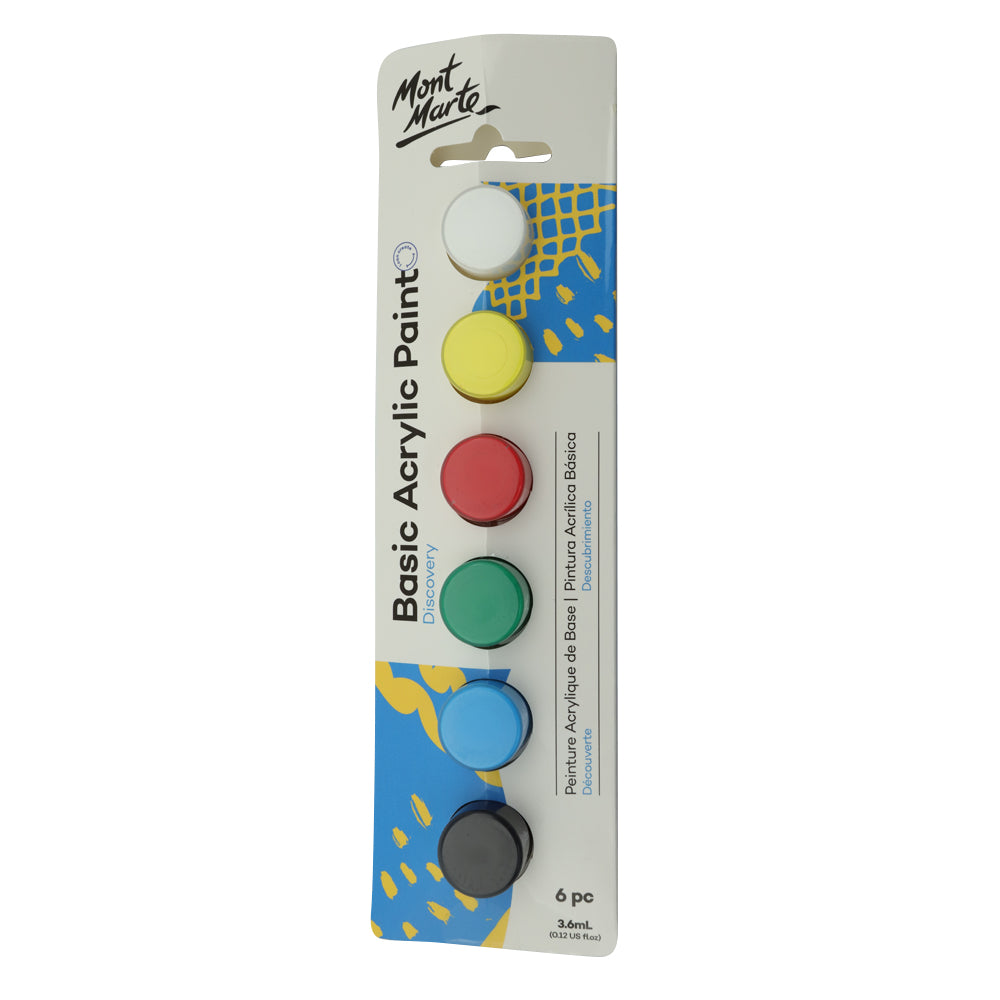 Monte Marte Basic Paints 6pc x 3.6ml