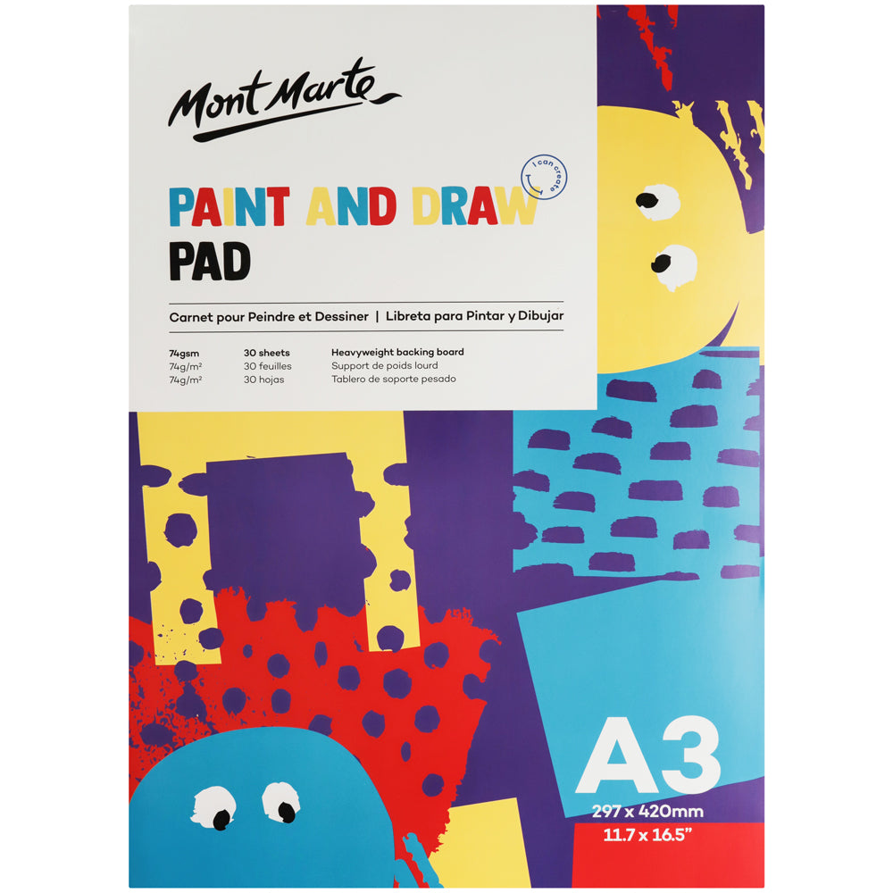 Monte Marte Paint & Draw Pad A3