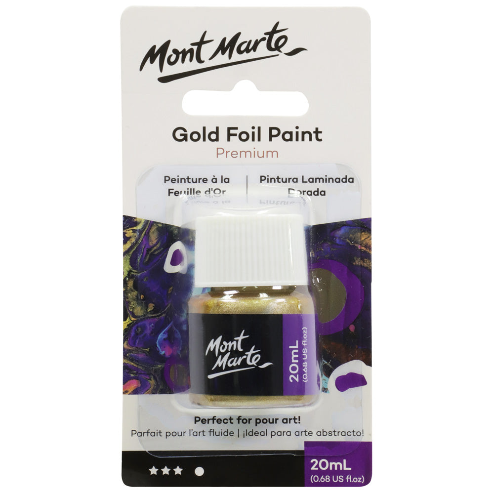 Monte Marte Gold Foil Paint 20ml