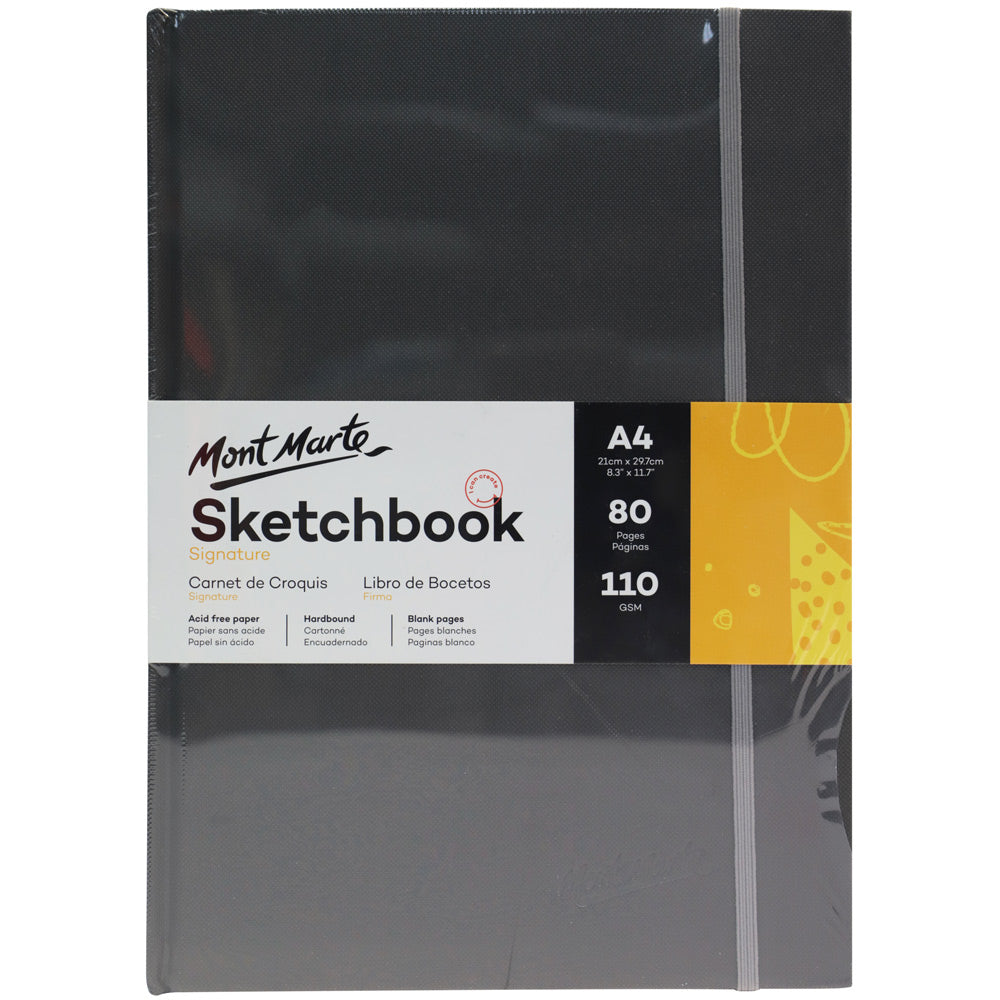 Monte Marte Hardbound Sketch Book 110gsm A4